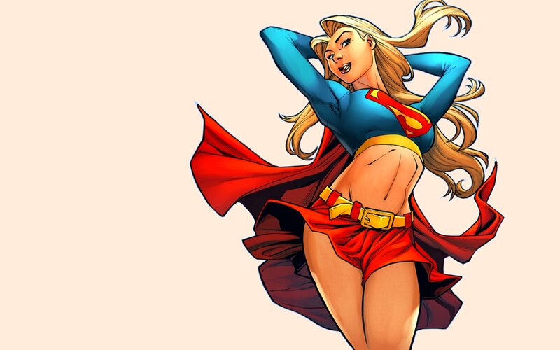 Superman Character in Costume — Red