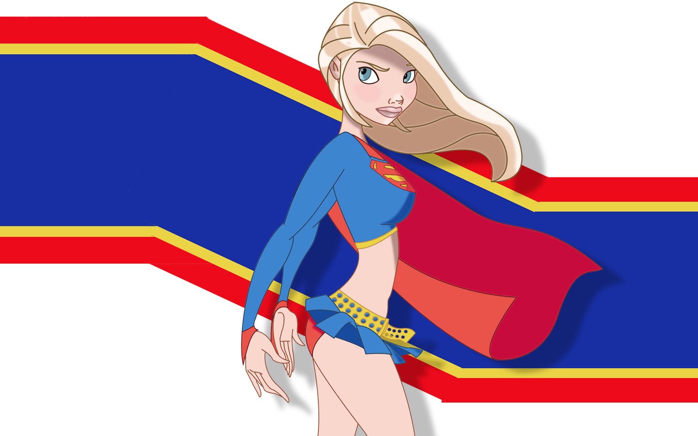 Superman character in costume