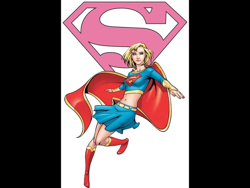 Superman Character in Flight