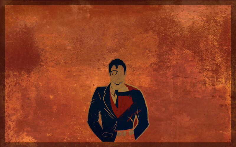 Superman Character — Orange