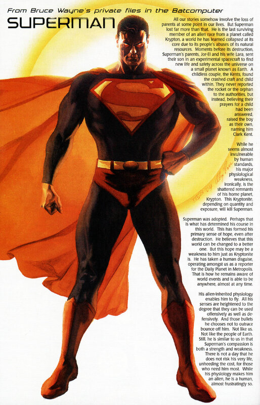 Superman character profile