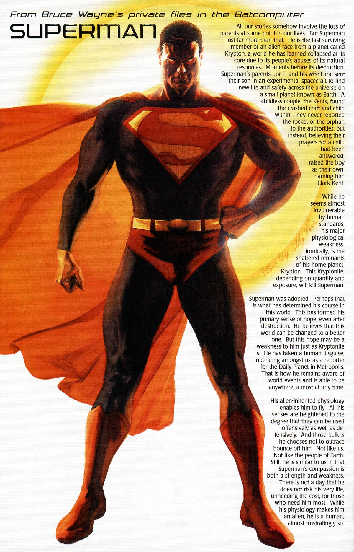 Superman character profile