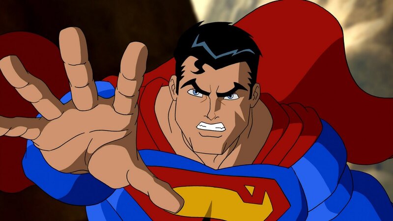 Superman Character — Red, Dramatic, Anime