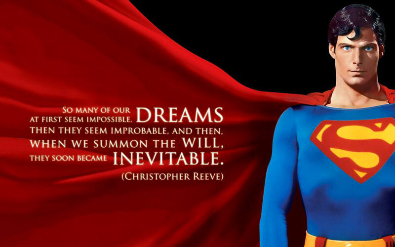 Superman Character — Red, Dramatic, Digital Art