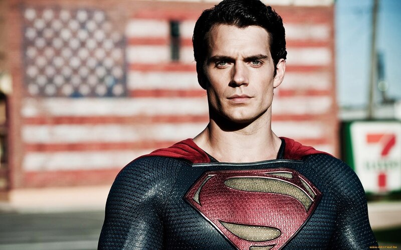 Superman Character — Red, Serious, Afternoon