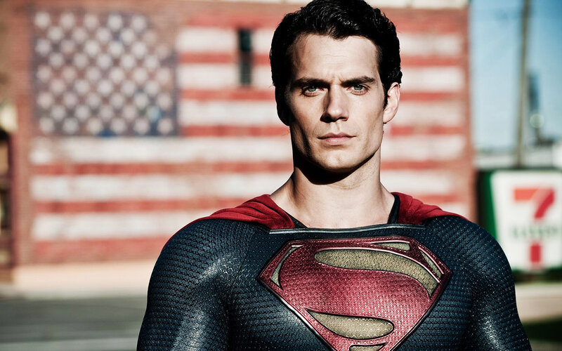 Superman Character — Red, Serious