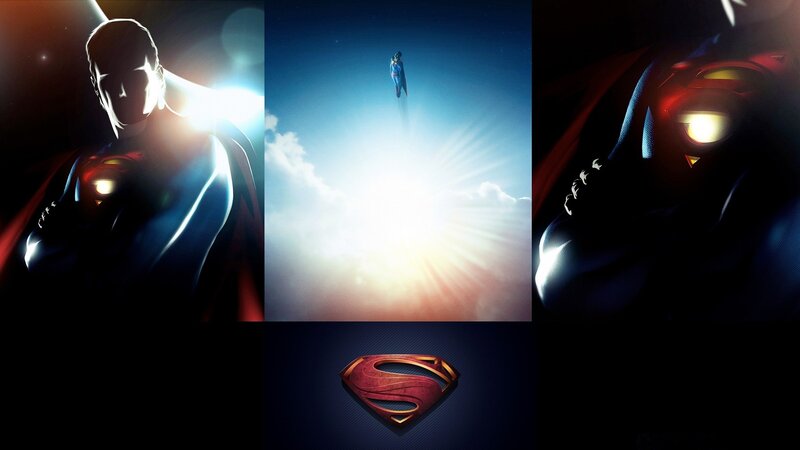 Superman cinematic collage