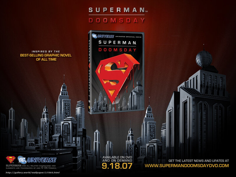 Superman Doomsday DVD cover