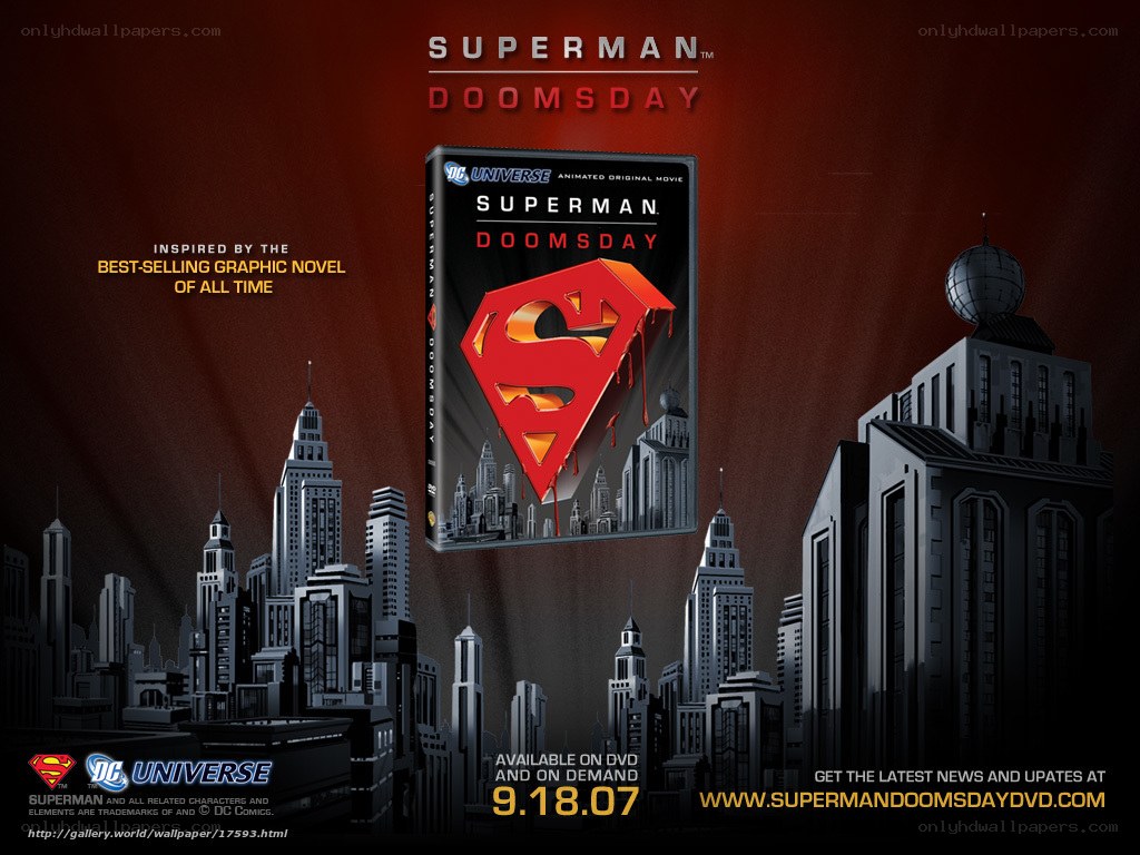 Superman Doomsday DVD cover