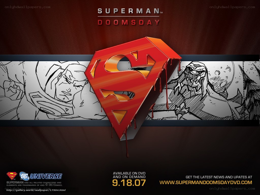 Superman Doomsday promotional art