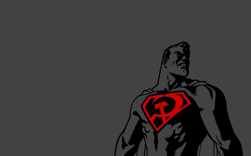 Superman Figure — Black, Dramatic