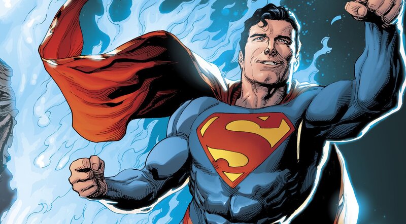 Superman Flying — Blue, Dramatic, Comic, Cape, Costume