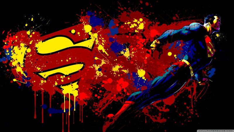 Superman Flying — Red, Dynamic