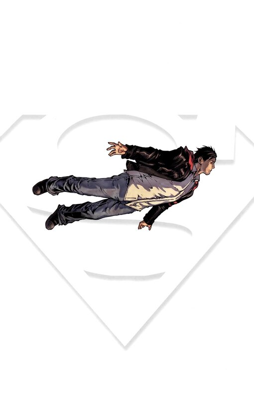 Superman flying