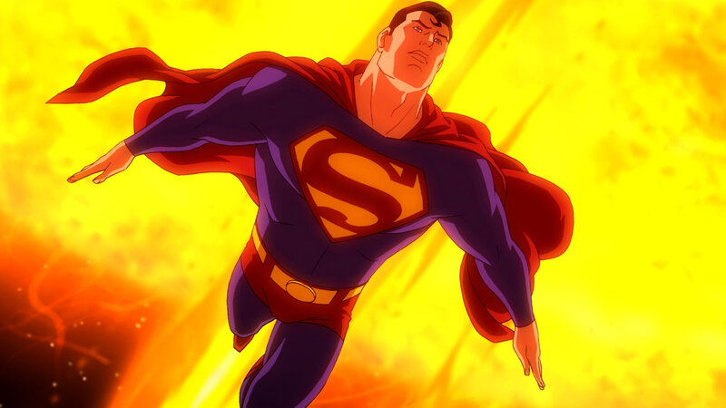 Superman Flying — Yellow