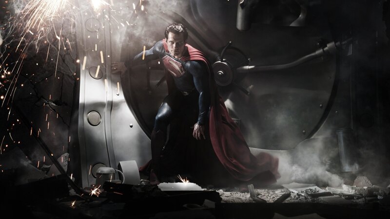 Superman in a damaged vault