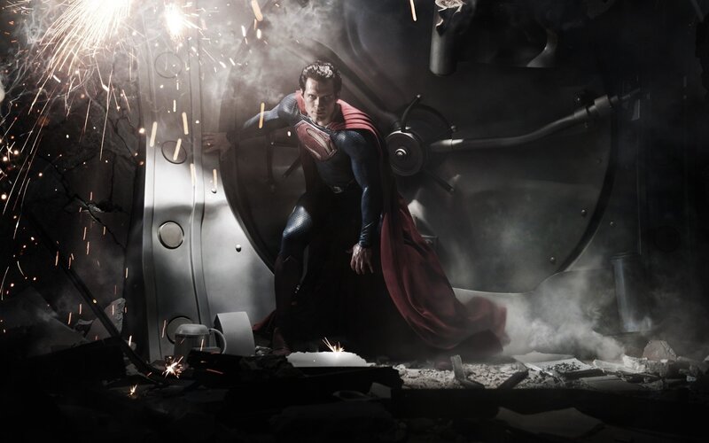 Superman in a Vault — Black