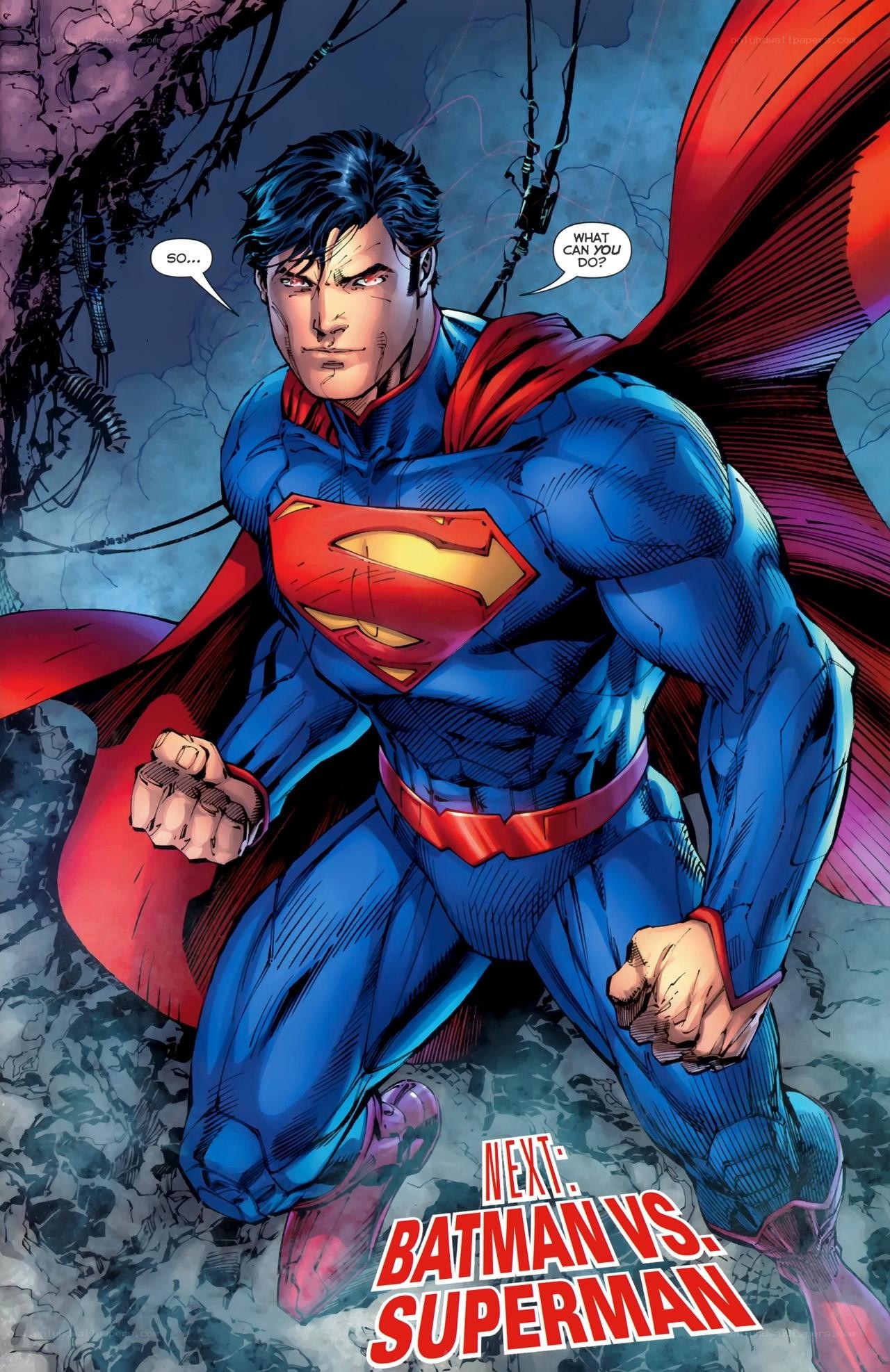Superman in action