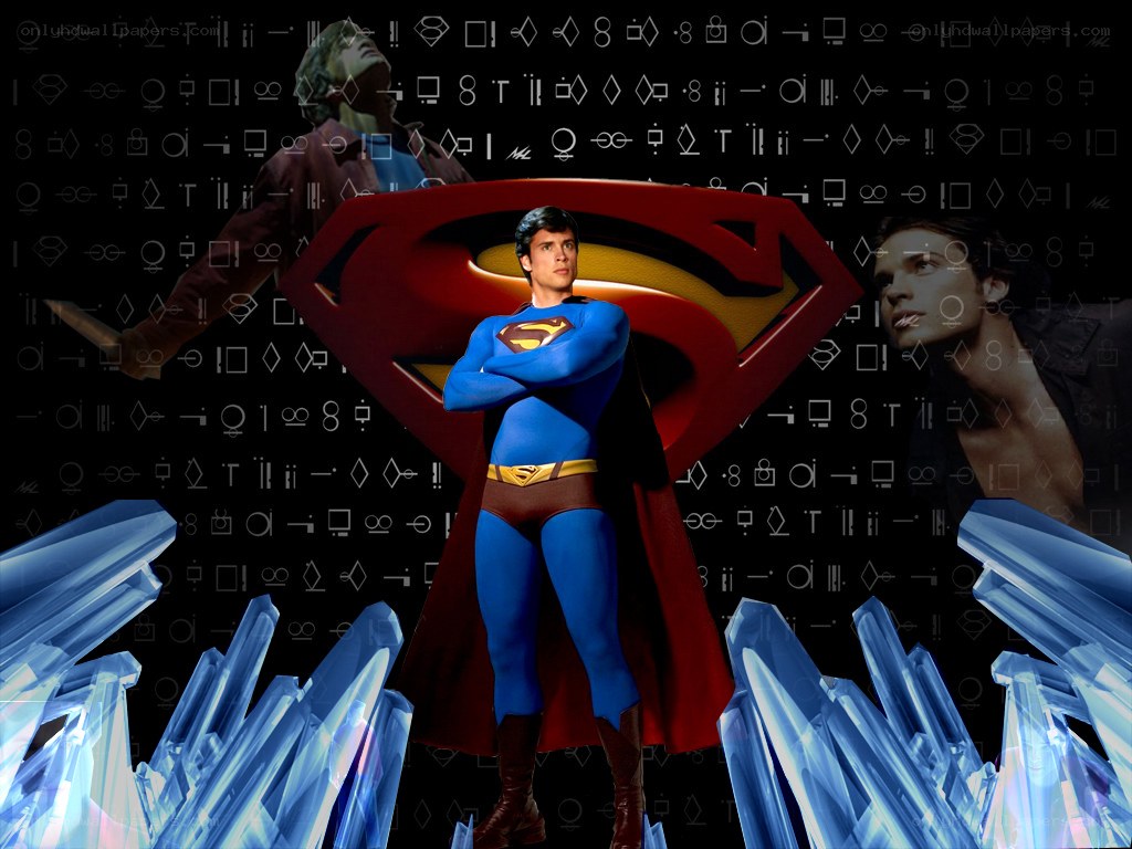 Superman in blue suit