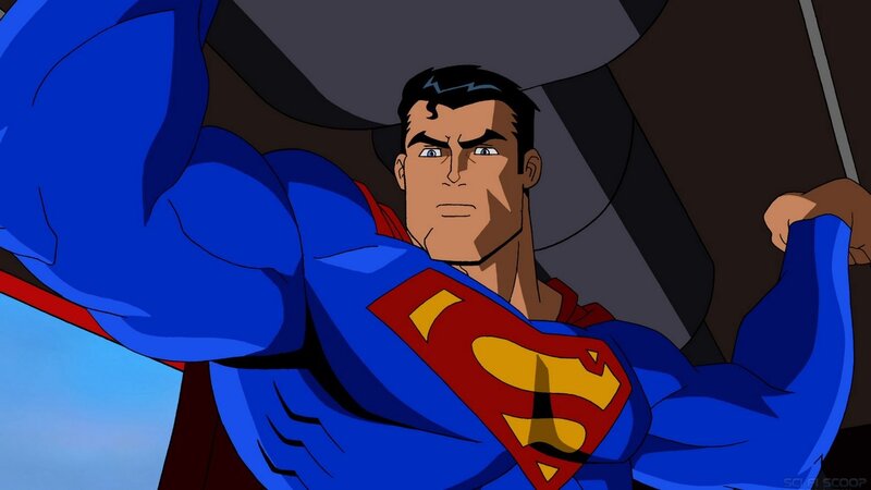 Superman in Blue Suit — Determined