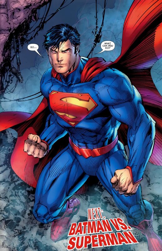Superman in Comic Pose