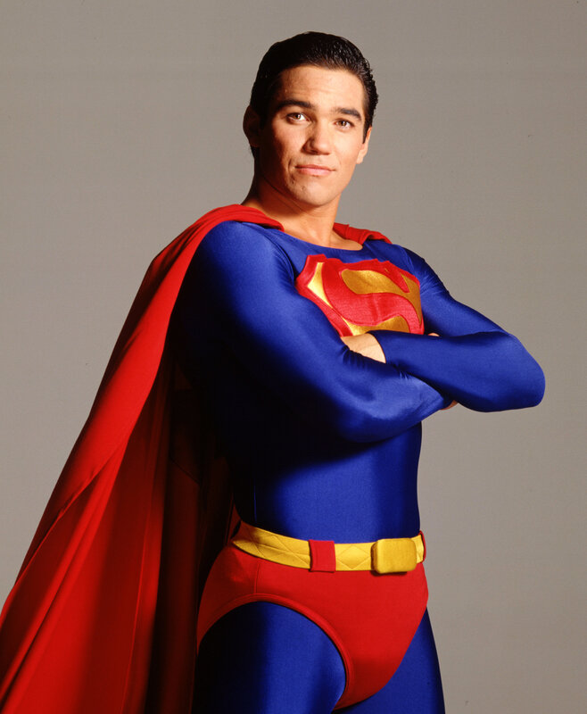 Superman in costume