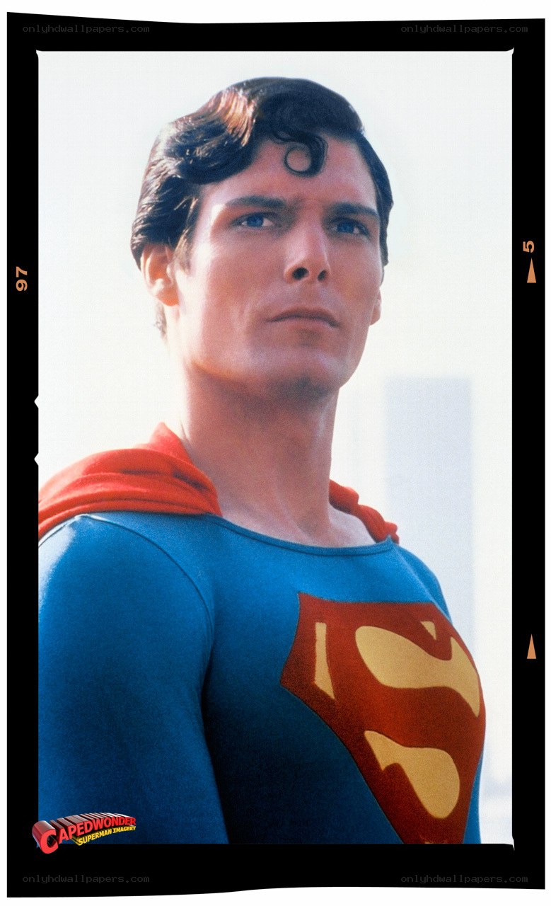 Superman in costume