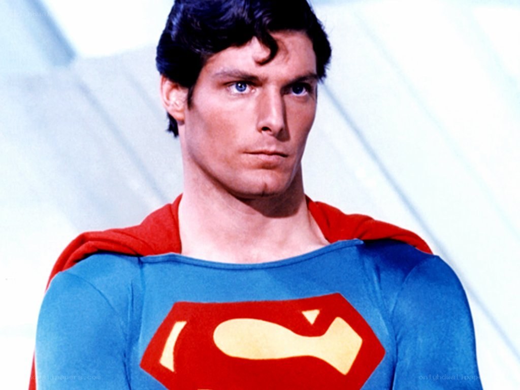 Superman in costume