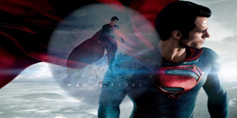 Superman in Costume — Blue, Dramatic, Photograph