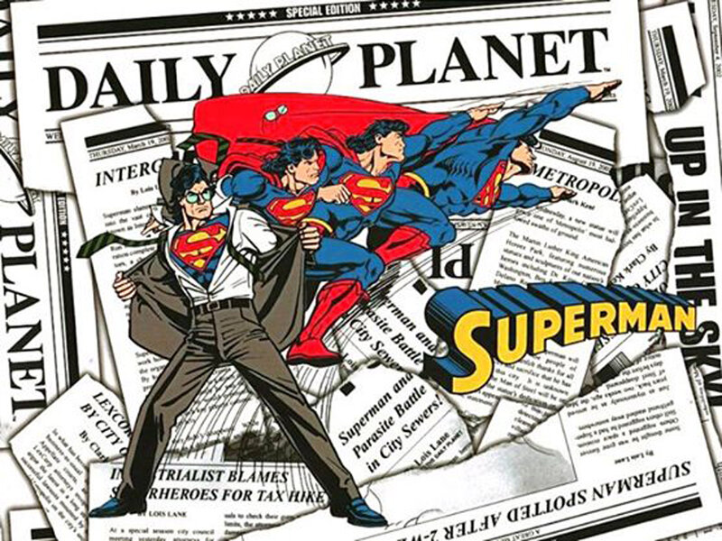 Superman in Costume — Red