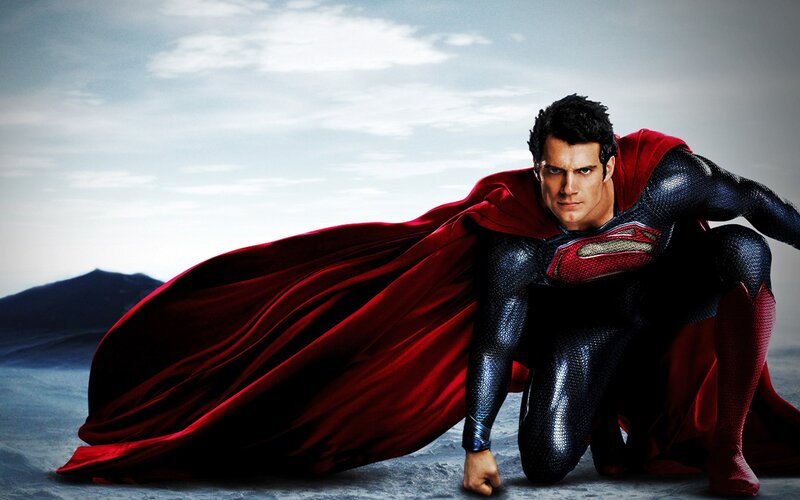 Superman in Crouching Pose