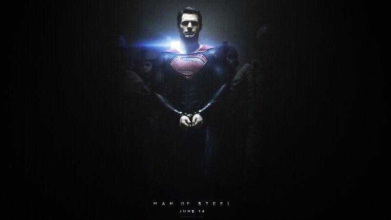 Superman in Dark Room