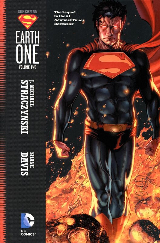 Superman in Flames — Black