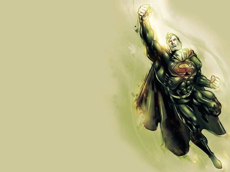 Superman in flight