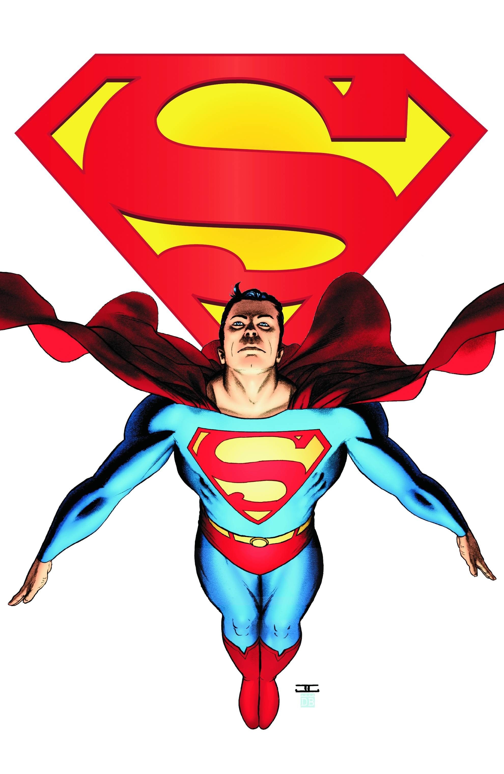 Superman in flight