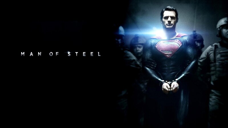 Superman in Handcuffs — Black, Dramatic