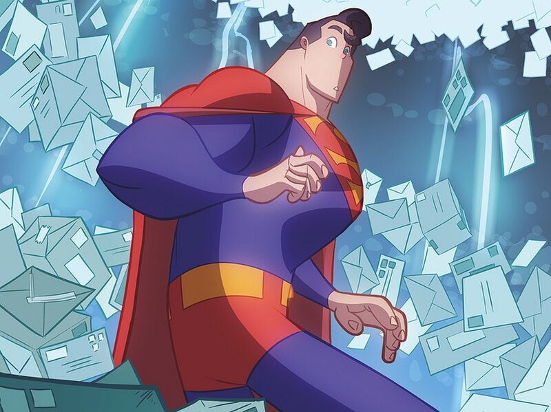 Superman in Mail