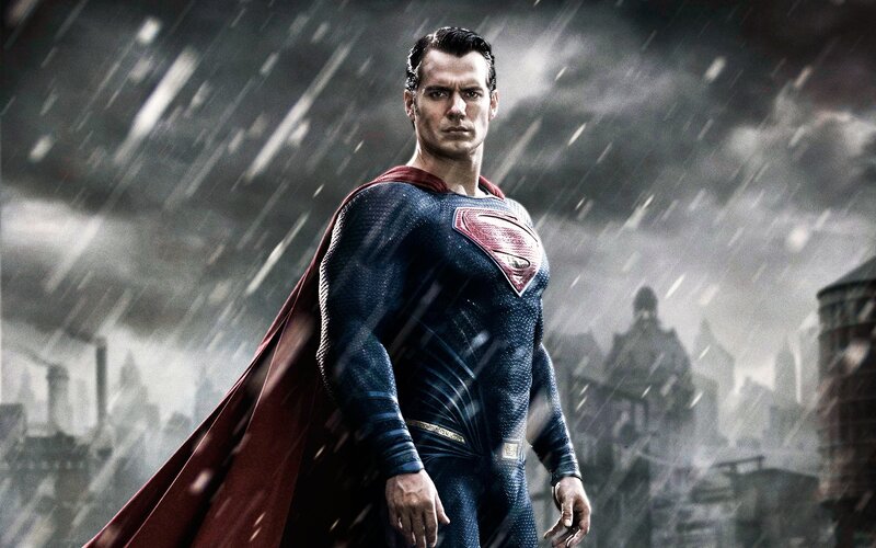 Superman in Rain