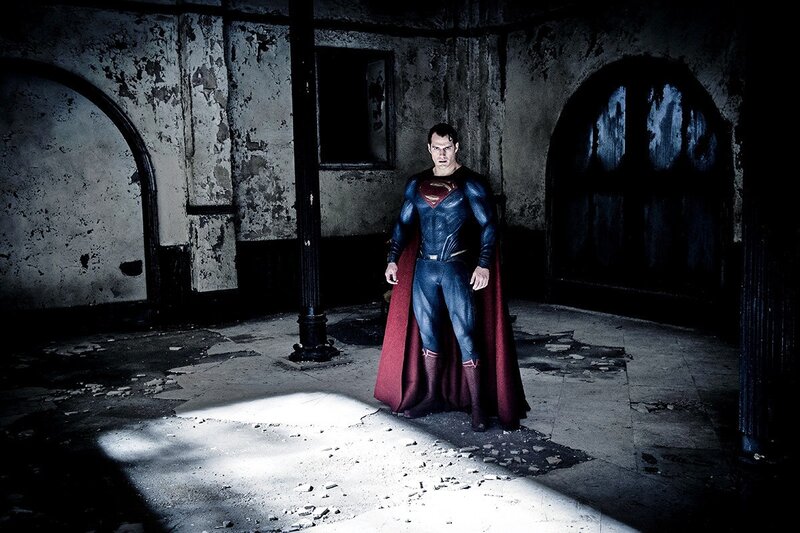 Superman in Ruined Building