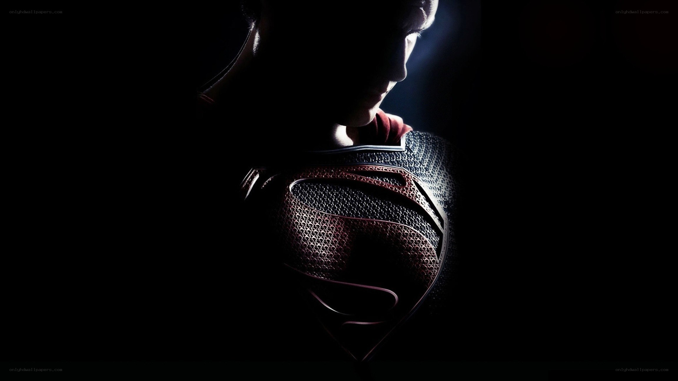 Superman in silhouette