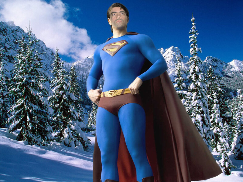 Superman in Snow