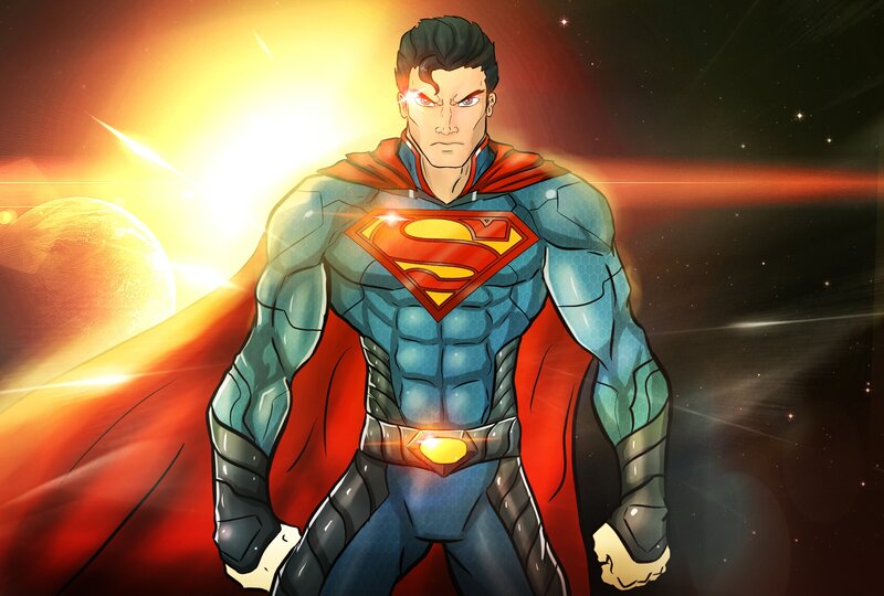 Superman in space