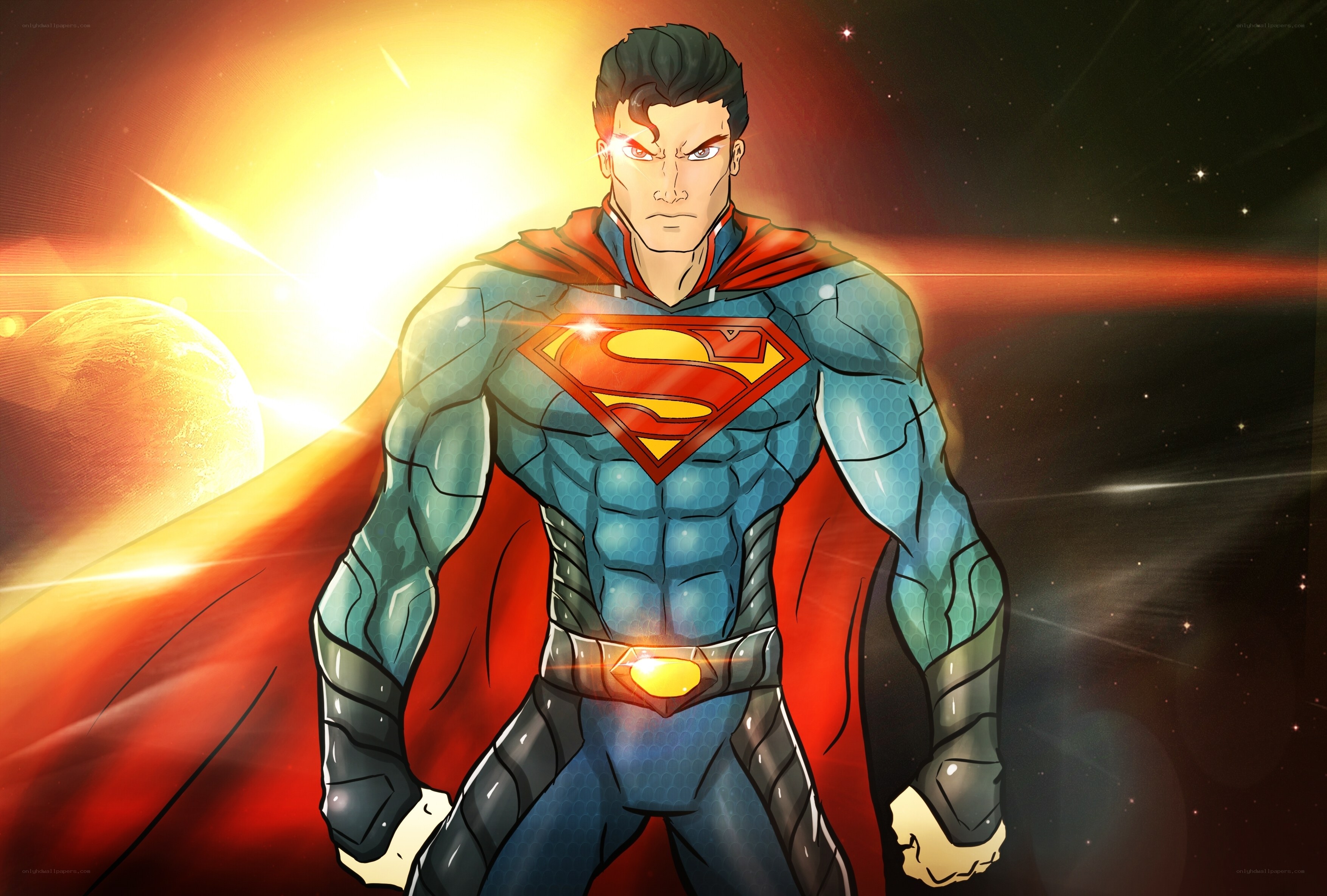 Superman in space