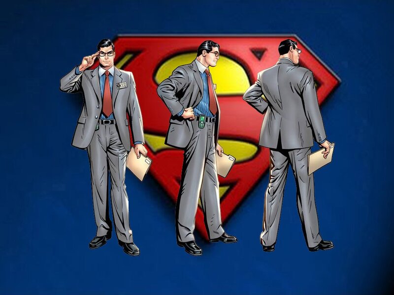 Superman in Suit