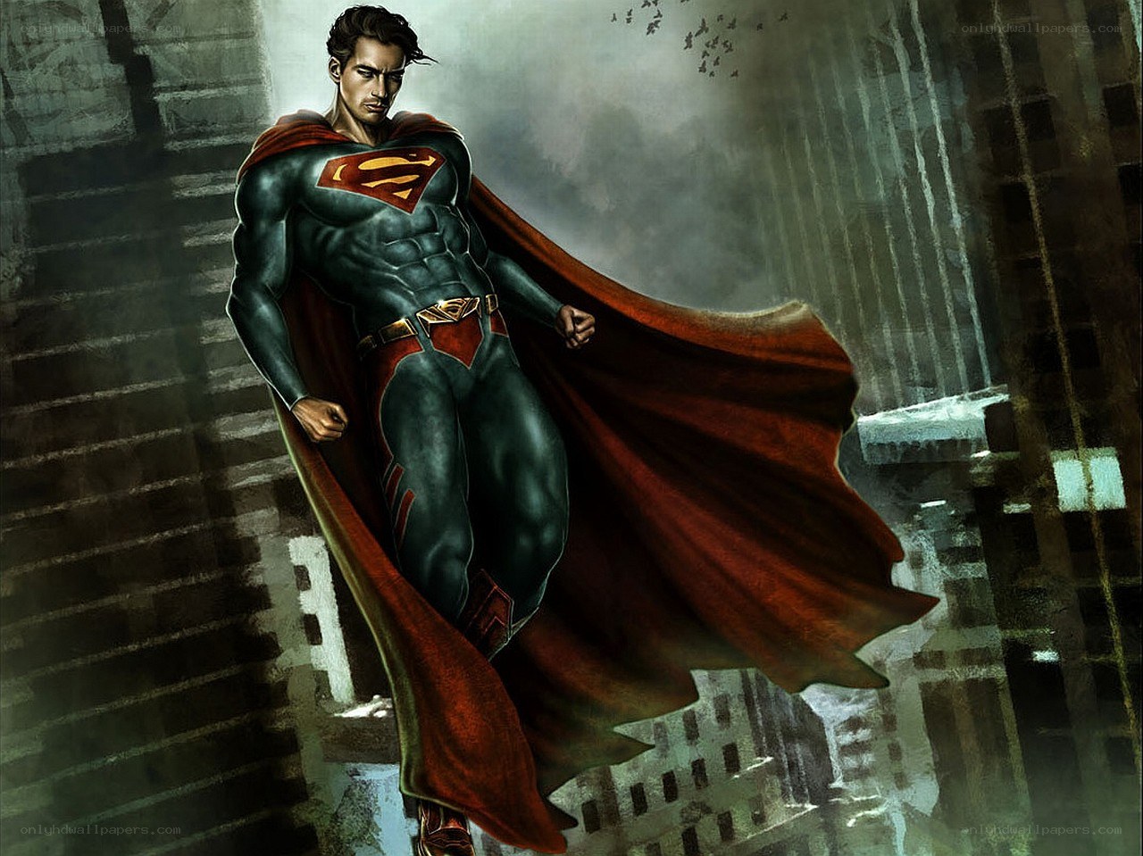 Superman in the city