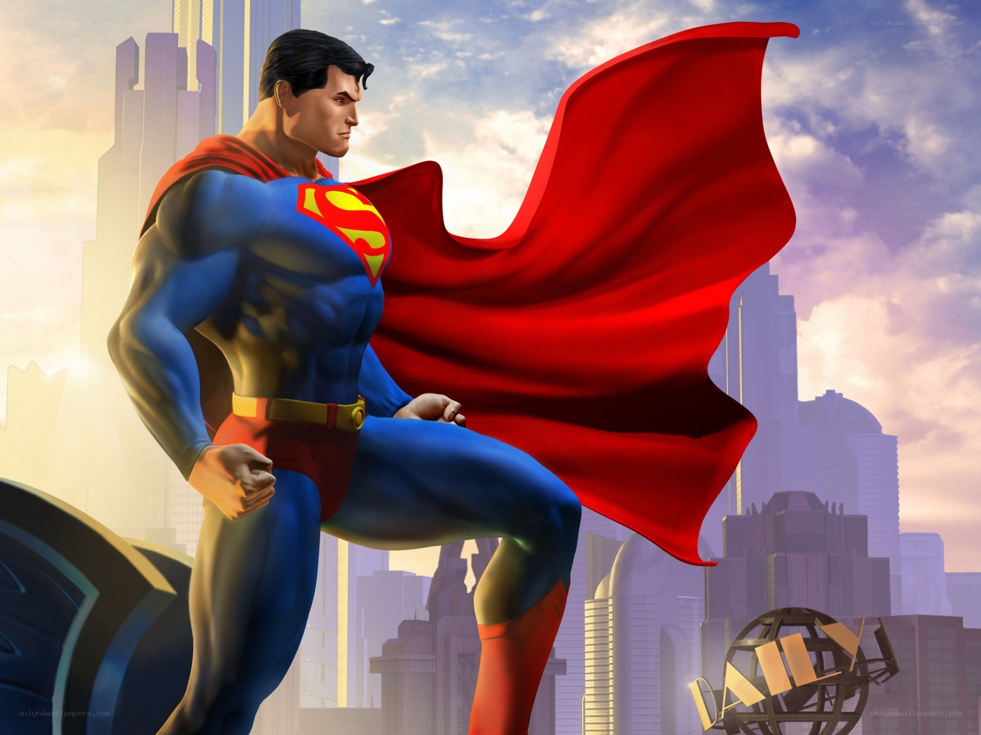 Superman in the city