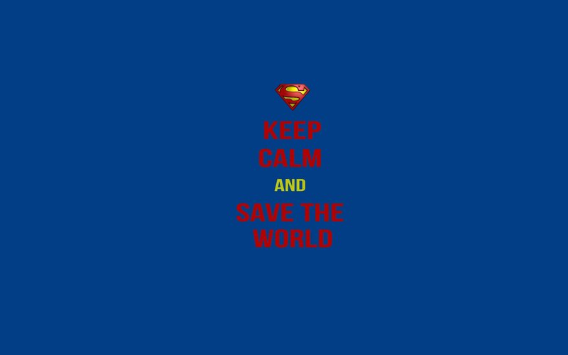 Superman Logo and Text