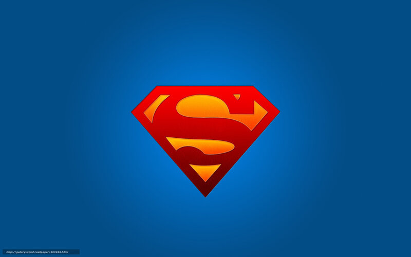 Superman Logo — Blue, Bold