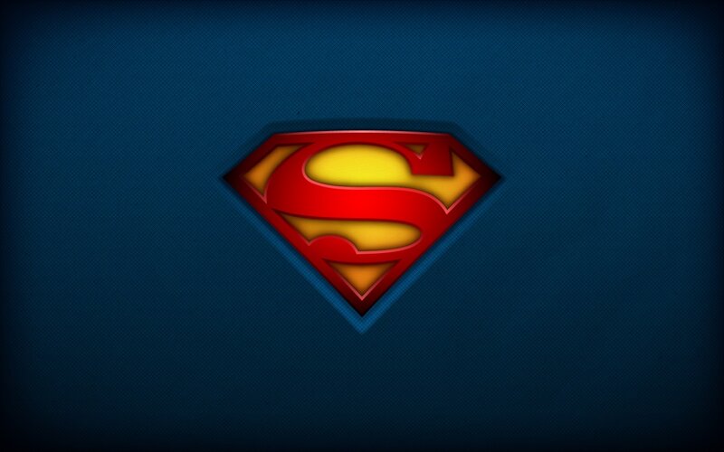 Superman Logo — Blue, Dramatic