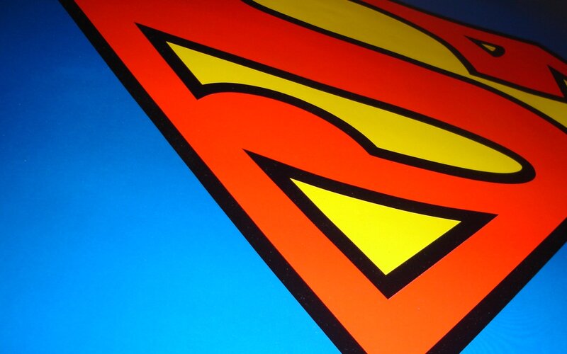 Superman logo close-up